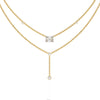 Nina Radiant Cut Lab Grown Solitaire Diamond Necklace - Jewelslane