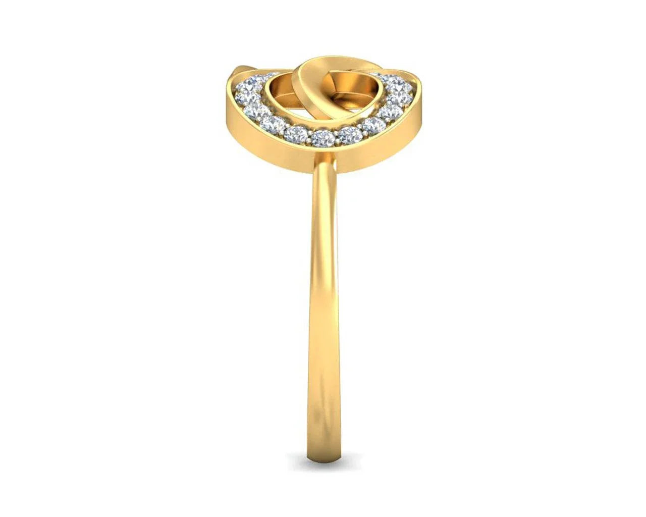 Olivia Diamond Ring in Gold - Jewelslane