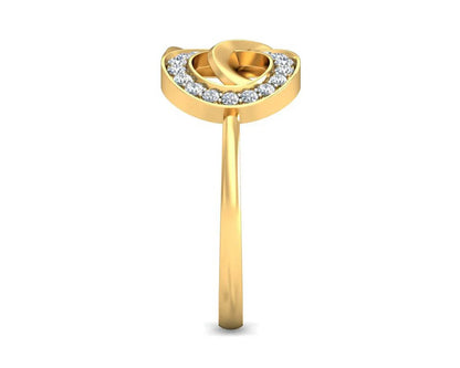 Olivia Diamond Ring in Gold - Jewelslane