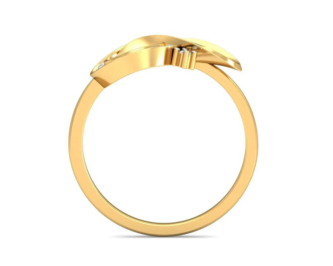 Olivia Diamond Ring in Gold - Jewelslane