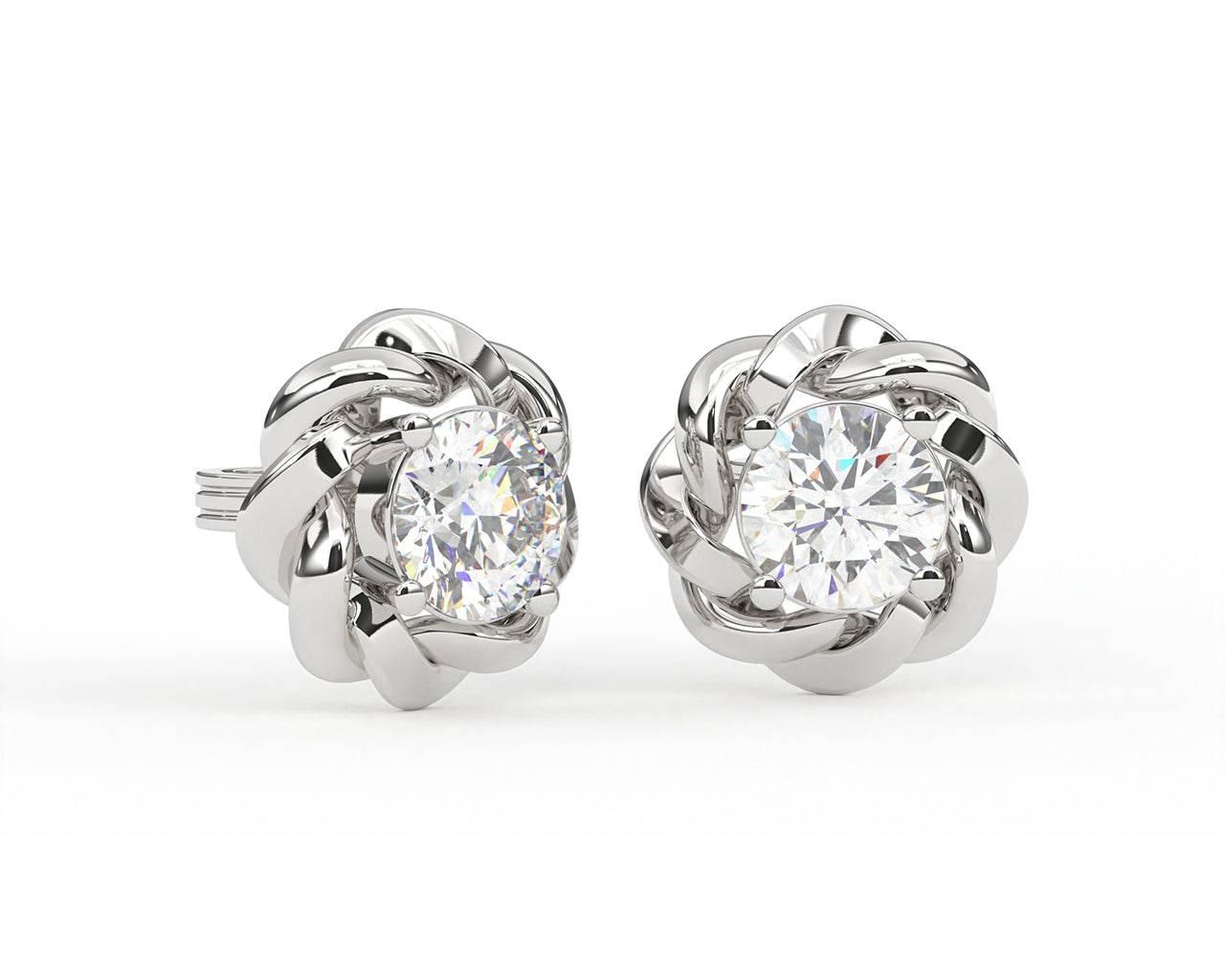 Olivia Diamond Earring in 14k Gold - Jewelslane