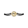Om bracelet in Gold with diamond border - Jewelslane