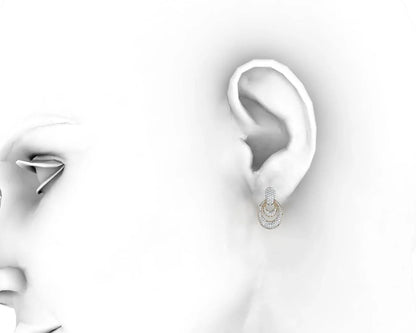 Ostentatious Diamond Earrings - Jewelslane