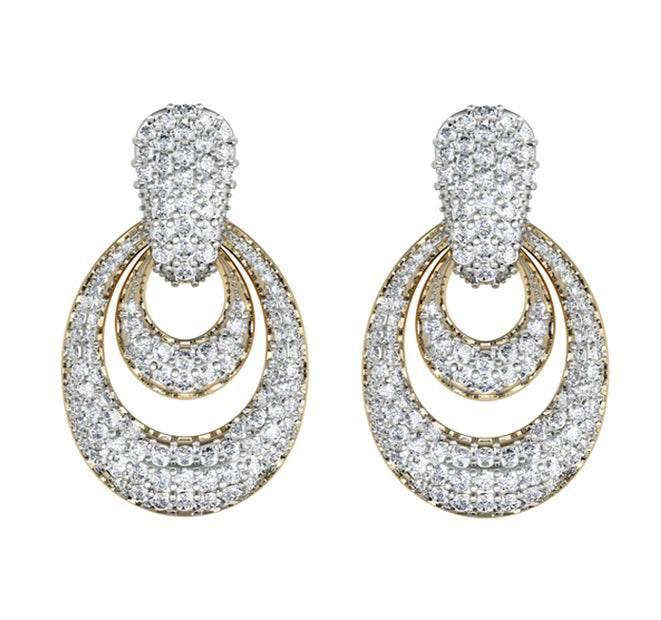 Ostentatious Diamond Earrings - Jewelslane