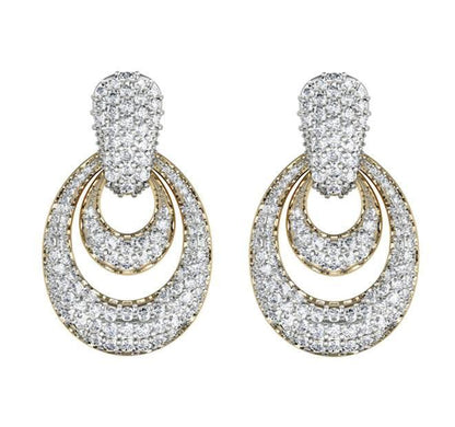Ostentatious Diamond Earrings - Jewelslane