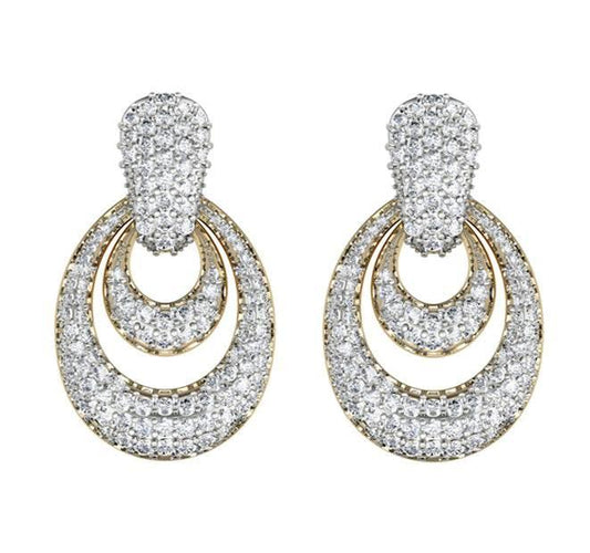 Ostentatious Diamond Earrings - Jewelslane