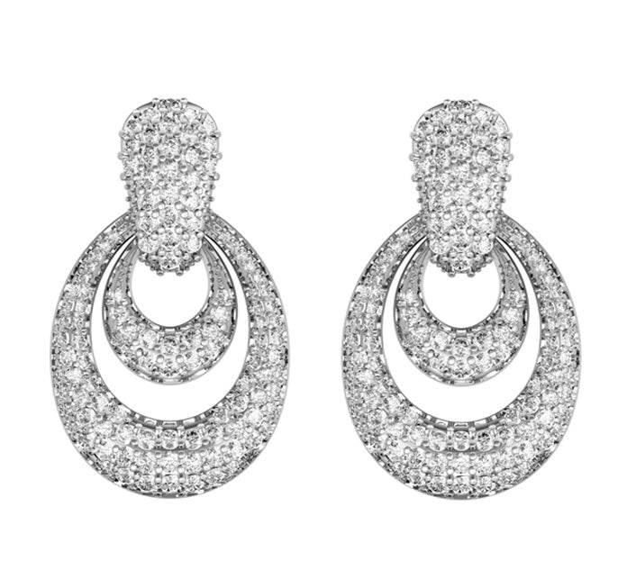 Ostentatious Diamond Earrings - Jewelslane