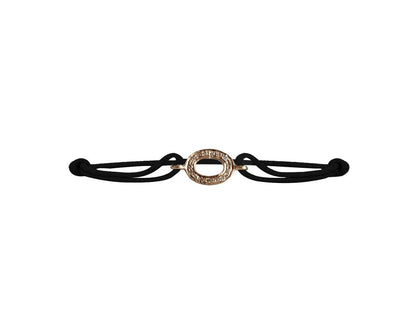Valentines Day gift Oval charm in gold with diamonds - Jewelslane