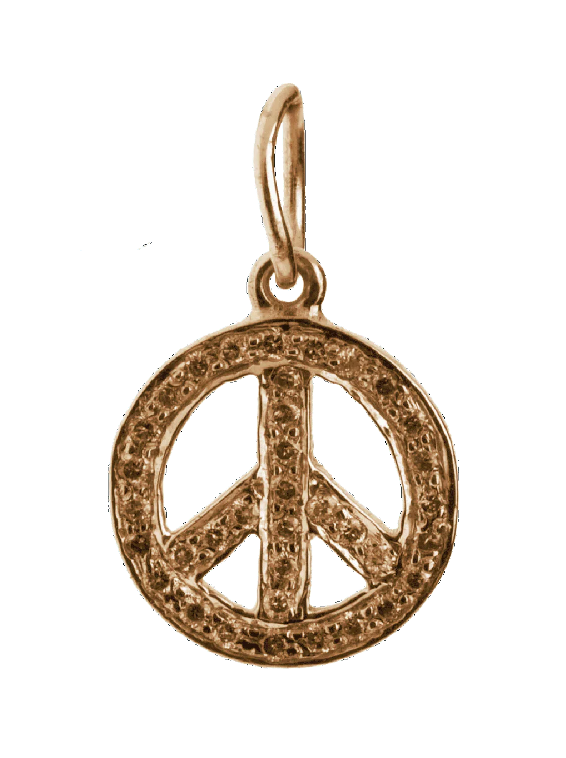 Peace Sign Charm Gold - Jewelslane