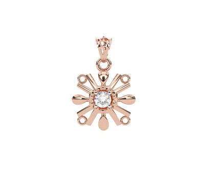 Peggy Diamond Pendant in 14k Gold - Jewelslane