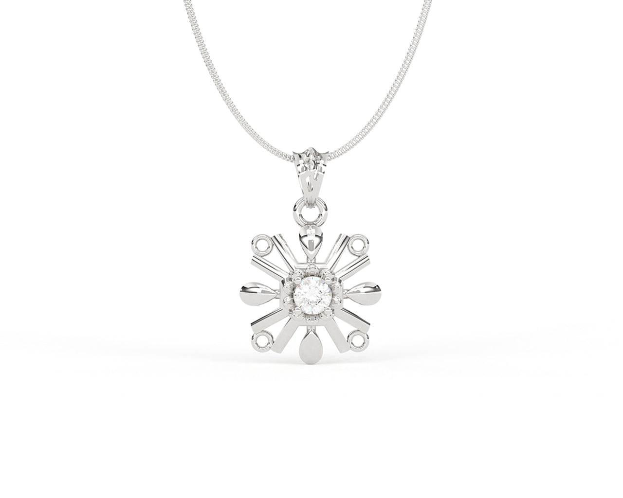 Peggy Diamond Pendant in 14k Gold - Jewelslane