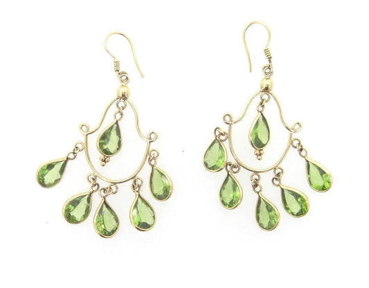 Peridot Earring in Gold - Jewelslane