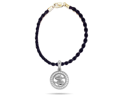 Pisces Charm Pendant in Silver with 27 Certified Diamonds - Jewelslane