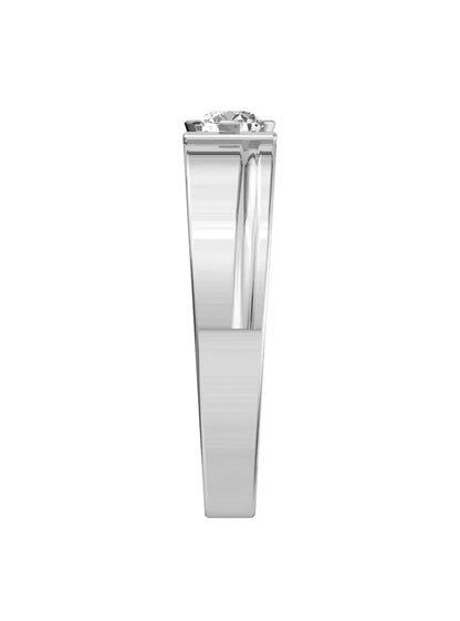 Pratap Solitaire Diamond Ring for Men - Jewelslane
