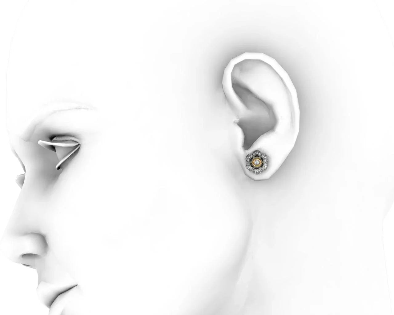 Priya Dainty Diamond Earrings - Jewelslane