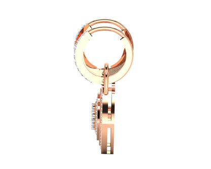 Raby Diamond Earrings in your choice of Gold, white gold or two tone gold - Jewelslane