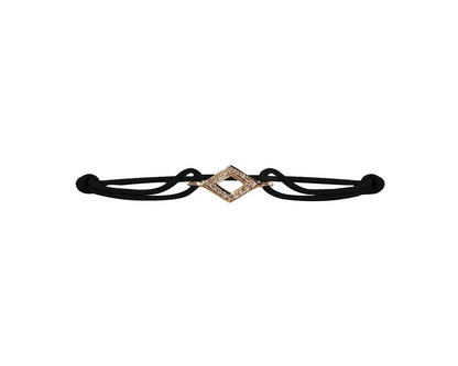 Kite charm bracelet in gold with diamonds - Jewelslane