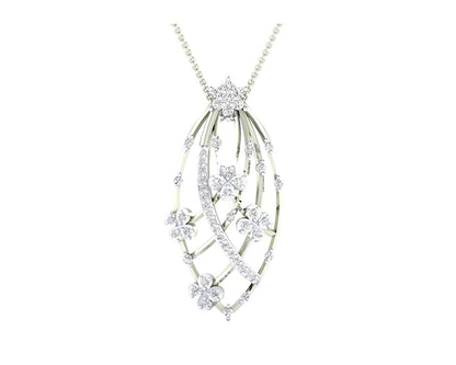 Riba Diamond designer Pendant in 18k gold - Jewelslane
