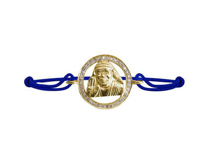 Om Sai Gold & Diamond Bracelet - Jewelslane