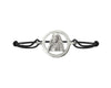 Sai Baba Bracelet in Silver with Diamond - Jewelslane
