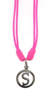 Alphabets Pendant In Silver - Jewelslane