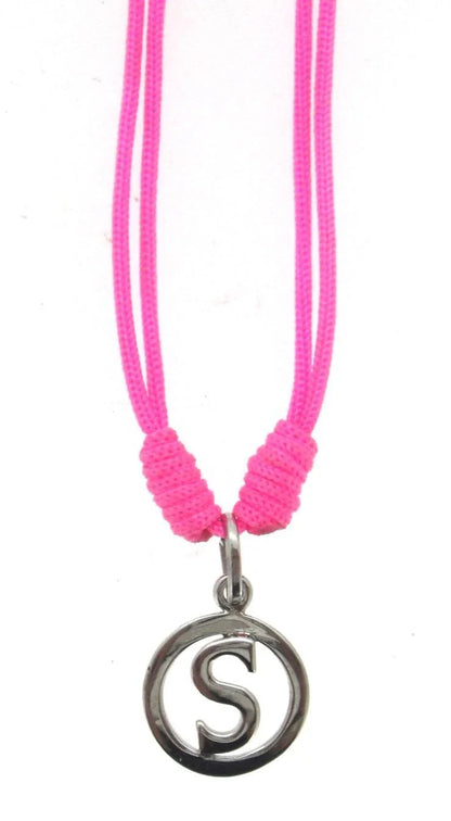 Alphabets Pendant In Silver - Jewelslane