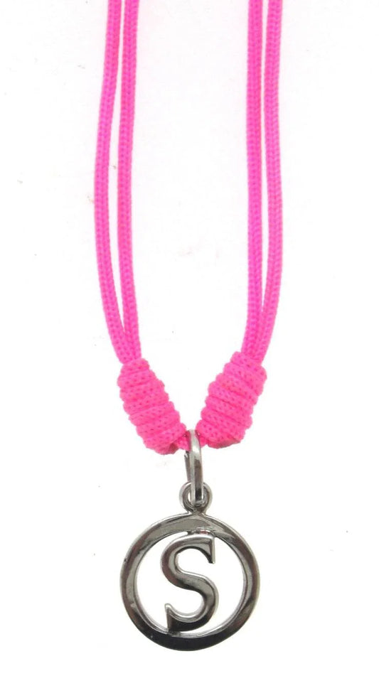 Alphabets Pendant In Silver - Jewelslane