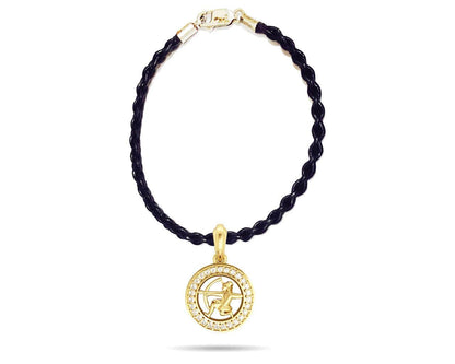 Sagittarius Charm in 14k Gold studded with 27 Diamonds - Jewelslane