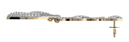 Scintillating Diamond Dangle Earrings - Jewelslane