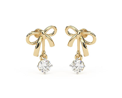 Selina Diamond Earring in 14k Gold - Jewelslane
