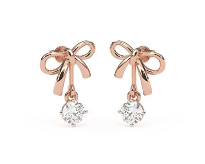 Selina Diamond Earring in 14k Gold - Jewelslane