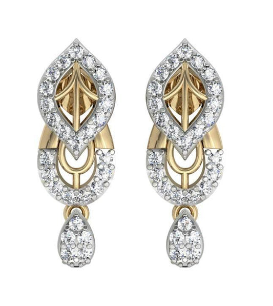 Simple Diamond Earrings - Jewelslane