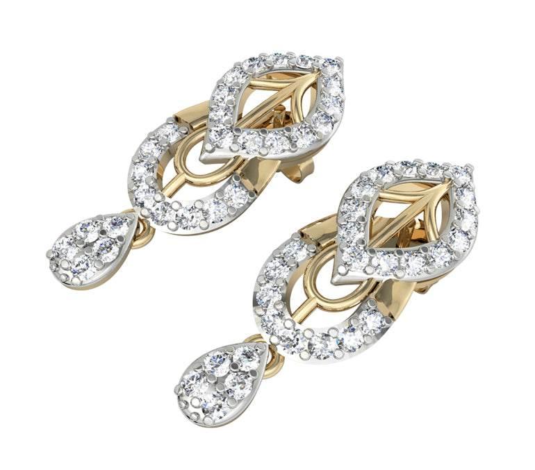 Simple Diamond Earrings - Jewelslane