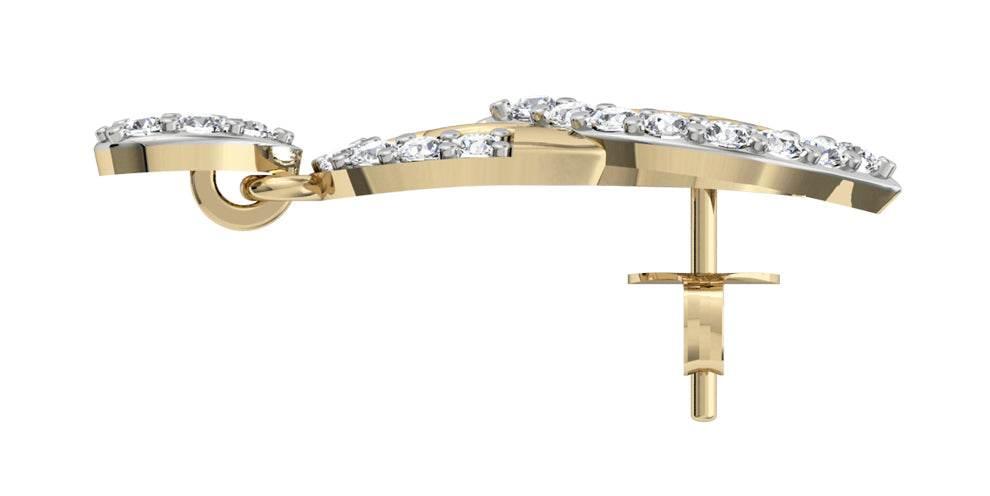 Simple Diamond Earrings - Jewelslane