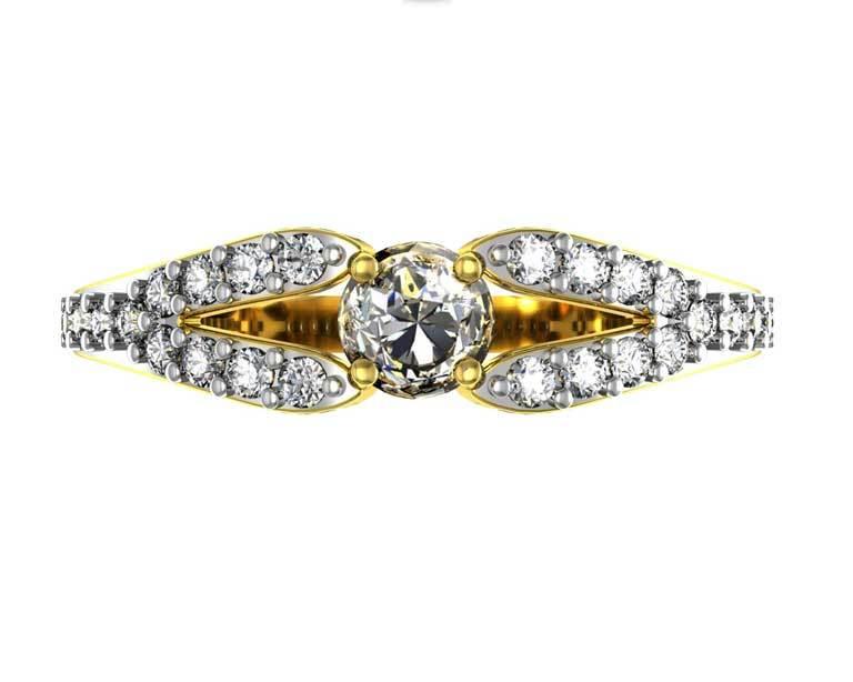 Simple Diamond Solitaire Ring - Jewelslane