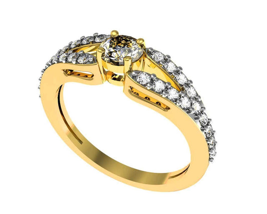 Simple Diamond Solitaire Ring - Jewelslane