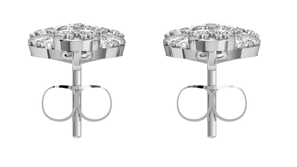Simple Diamond Earrings - Jewelslane