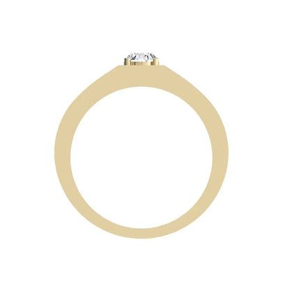 Solitaire Diamond Men's Engagement Ring - Jewelslane