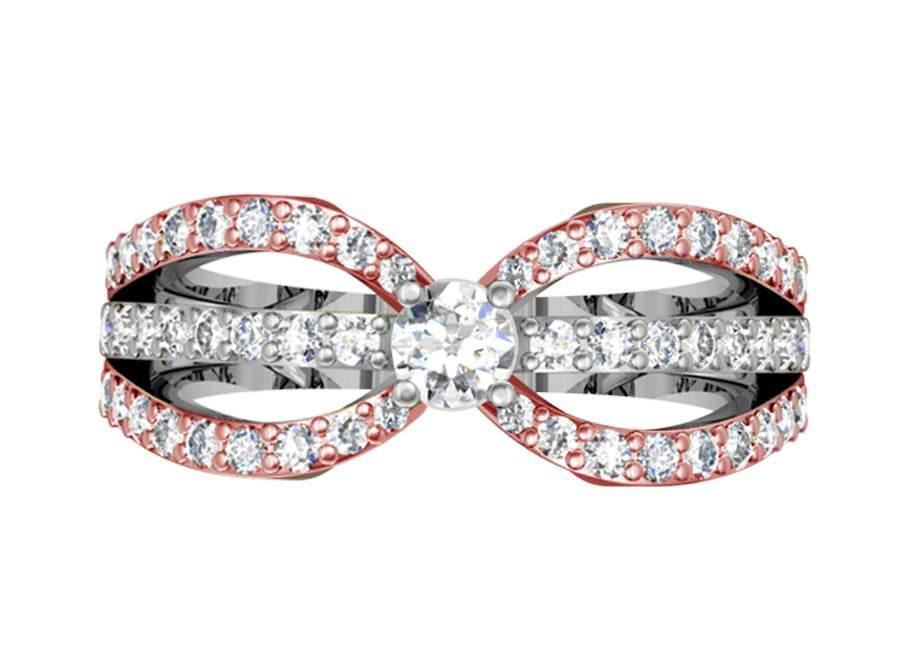 Solitaire diamond bridal ring - Jewelslane
