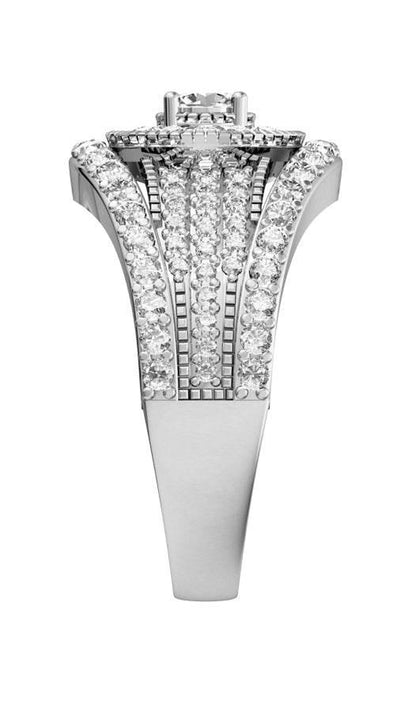 Sophisticated Diamond engagement ring - Jewelslane