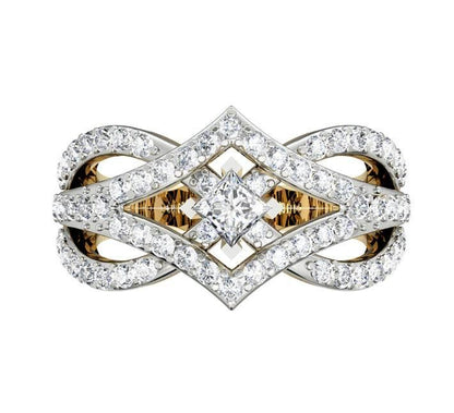 Sophisticated Princess Solitaire Ring - Jewelslane
