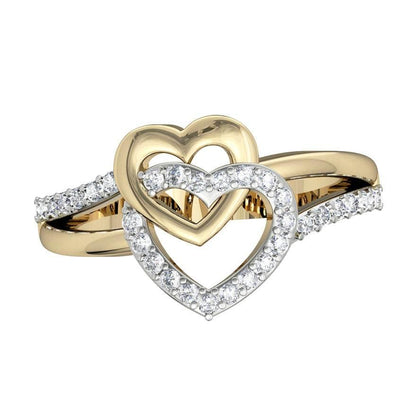 Sparkling Hearts Ring - Jewelslane