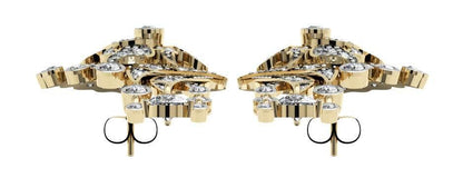 Striking designer diamond Earrings - Jewelslane