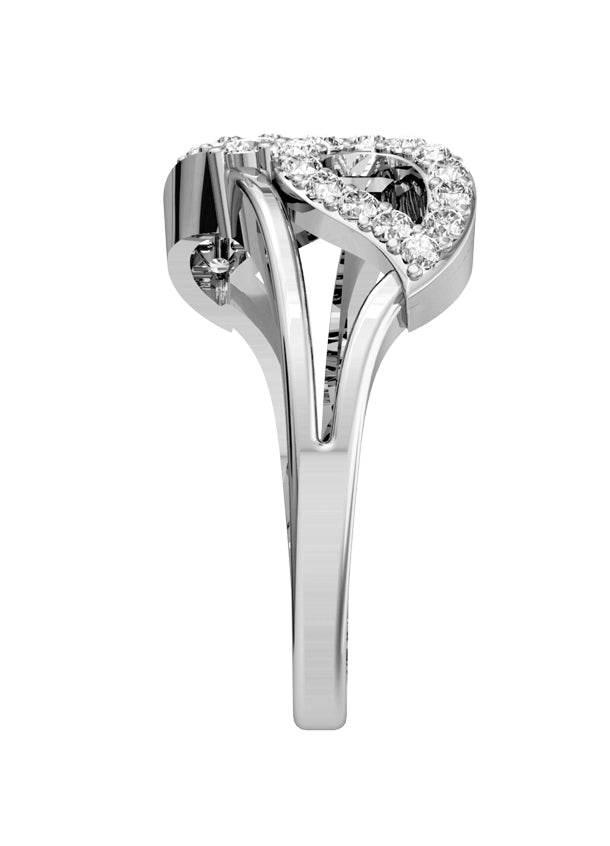 Stylish Diamond Paisley ring - Jewelslane