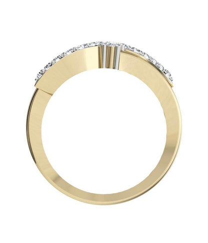 Stylish Diamond Paisley ring - Jewelslane