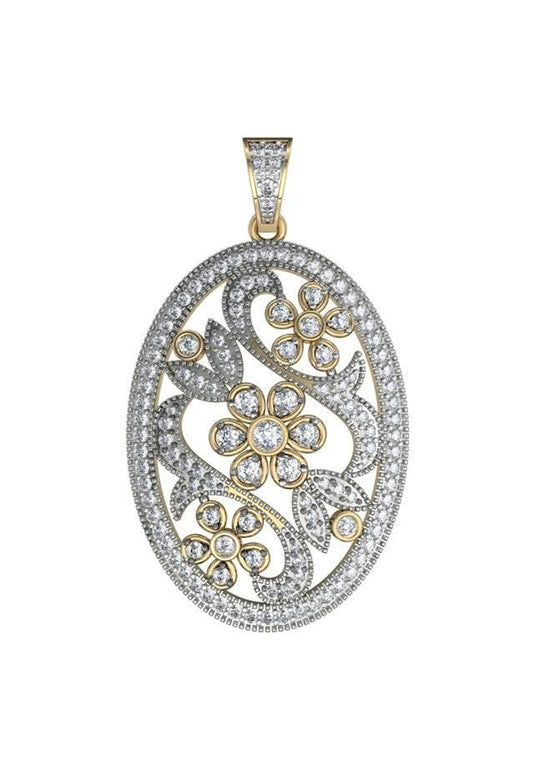 Stylish diamond Pendant Primary Image