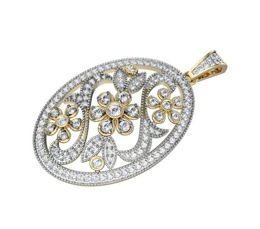 Stylish diamond Pendant Additional Image 1