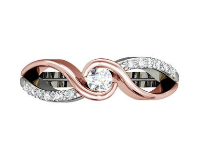 Stylish diamond engagement ring - Jewelslane