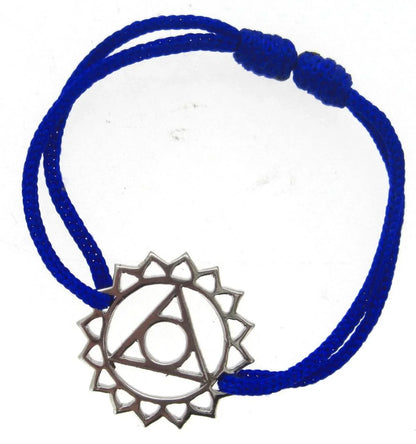 Throat Chakra Bracelet in Silver - Jewelslane