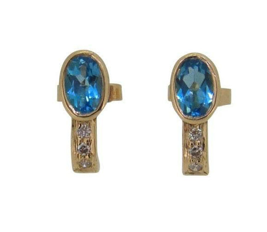 Blue Topaz Earring - Jewelslane